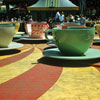Disneyland Mad Tea Party Teacups attraction, 1956