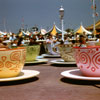 Disneyland Teacups attraction photo, Summer 1955