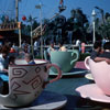 Disneyland Teacup attraction photo, July 1962