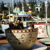 Teacup attraction in Fantasyland, December 1960