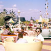 Teacup Ride in Fantasyland 1950s