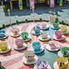 Teacup Ride in Fantasyland 1950s