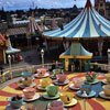 Disneyland Teacup attraction in Fantasyland vintage photo
