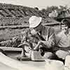Tony Curtis at Disneyland filming 40 Pounds of Trouble, 1962