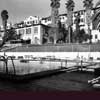 Vintage photo of Beverly Hills Hotel pool