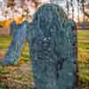 Old Graveyard 1863 in Bridgewater, Massachusetts, November 2017