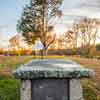 Old Graveyard 1863 in Bridgewater, Massachusetts, November 2017