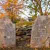 Old Graveyard 1863 in Bridgewater, Massachusetts, November 2017