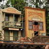 Disneyland's Big Thunder Mountain Railroad Rainbow Ridge Town photo, September 2011