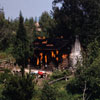 Burning Cabin, April 1958