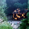 Disneyland Burning Cabin, October 1964