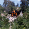 Disneyland Burning Cabin photo, 1950s