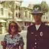 Disneyland Cast Member David M. with a date on Main Street, 1971