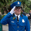 Officer Blue on Buena Vista Street, December 5, 2012