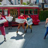 Disney California Adventure Red Car News Boys October 2012