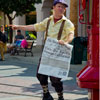 Disney California Adventure Red Car News Boys October 2012