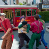 Disney California Adventure Red Car News Boys October 2012