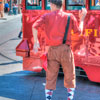 Disney California Adventure Red Car News Boys September 2012