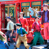 Disney California Adventure Red Car News Boys September 2012