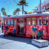 Disney California Adventure Red Car News Boys September 2012