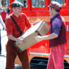 Disney California Adventure Red Car News Boys July 2012