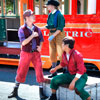 Disney California Adventure Red Car News Boys July 2012