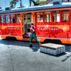 Disney California Adventure Red Car News Boys July 2012