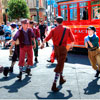 Disney California Adventure Red Car News Boys July 2012