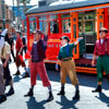 Disney California Adventure Red Car News Boys July 2012