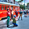 Disney California Adventure Red Car News Boys June 15, 2012