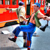 Disney California Adventure Red Car News Boys June 15, 2012