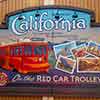 Disney California Adventure Red Car Trolley September 2012