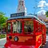Disney California Adventure Red Car Trolley September 2012