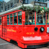 Disney California Adventure Red Car Trolley December 2012