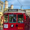 Disney California Adventure Red Car Trolley photo, October 2014