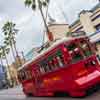 Disney California Adventure Red Car Trolley May 2016