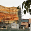 Cars Land construction at Disney California Adventure September 2011