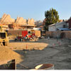 Cars Land construction at Disney California Adventure September 2011