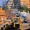 Cars Land construction at Disney California Adventure September 2011