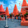 Cars Land at Disney California Adventure Cozy Cone Motel, July 2012