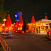 Cars Land at Disney California Adventure Cozy Cone Motel, October 2012