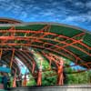 Downtown Disney Monorail station August 2013