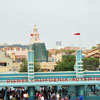 Disney California Adventure entrance photo, April 2012