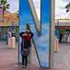 Disney California Adventure entrance, January 2008