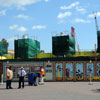 Disney California Adventure entrance photo, April 2011