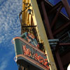 Hollywood Pictures Backlot Red Trolley construction December 2010