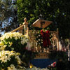 Disneyland Candlelight Processional setup December 6, 2008