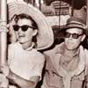 Disneyland King Arthur Carrousel photo with Rita Hayworth and Dick Hayme, July 25, 1955