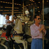 Disneyland King Arthur's Carrousel attraction, 1950s photo