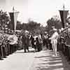 At Disneyland with Walt Disney, April 29, 1957